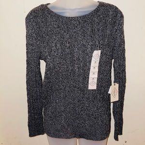 St. john's bay Gray sweater Size M, Cotton